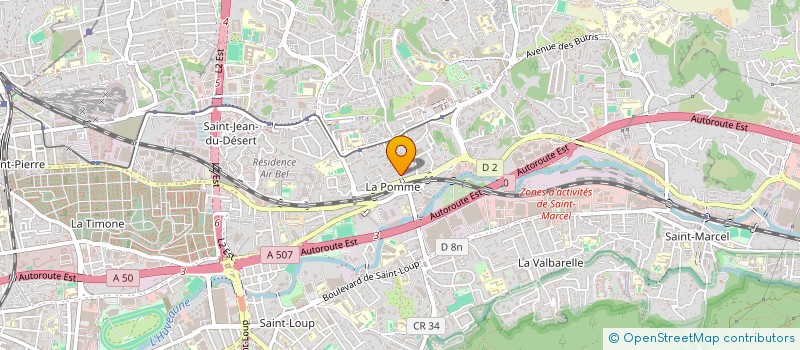 localisation de l'entreprise GEKTISS  MARSEILLE