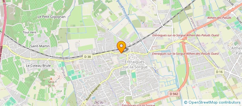 localisation de l'entreprise GEL ART DIFFUSION  ENTRAIGUES-SUR-LA-SORGUE