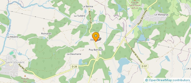 localisation de l'entreprise GEL FRAIS à SAINT-JOUVENT
