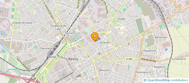 localisation de l'entreprise GELA  REIMS