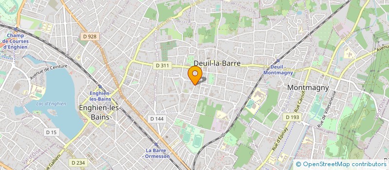 localisation de l'entreprise GELA à DEUIL-LA-BARRE