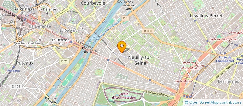 localisation de l'entreprise GELA à NEUILLY-SUR-SEINE