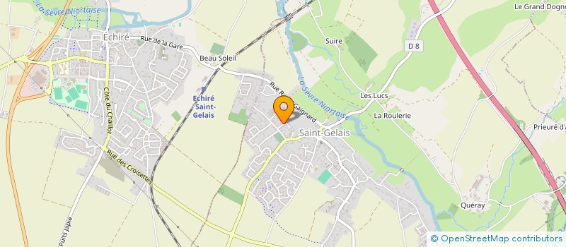 localisation de l'entreprise GELA'S BOUTCHOUS  SAINT-GELAIS