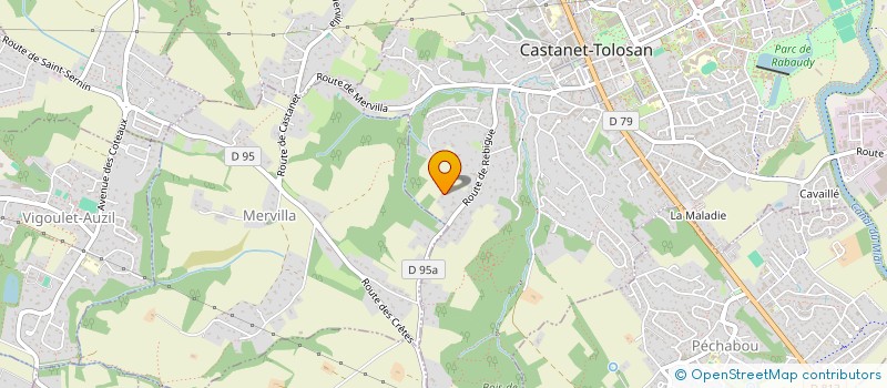 localisation de l'entreprise GELAB à CASTANET-TOLOSAN