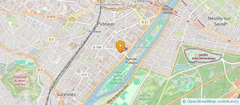 localisation de l'entreprise GELABERT CONSULTING  PUTEAUX