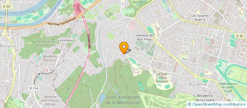 localisation de l'entreprise GELAC à RUEIL-MALMAISON