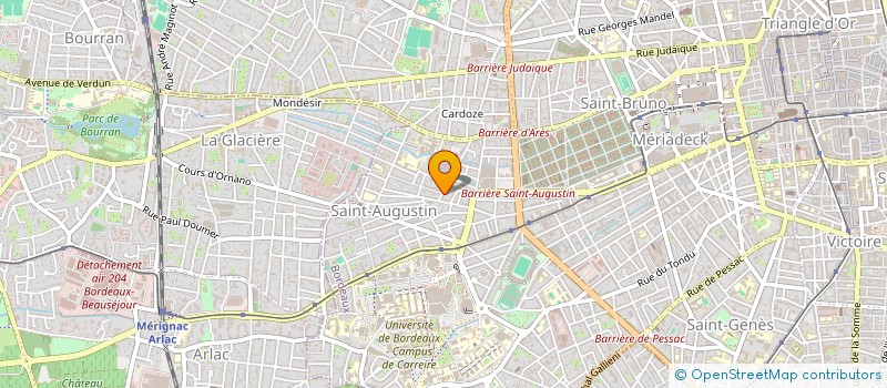 localisation de l'entreprise GELADA  BORDEAUX