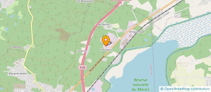 localisation de l'entreprise GELADOUR SA à LABENNE