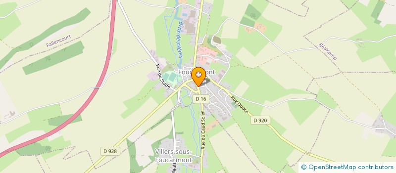 localisation de l'entreprise GELAE à FOUCARMONT