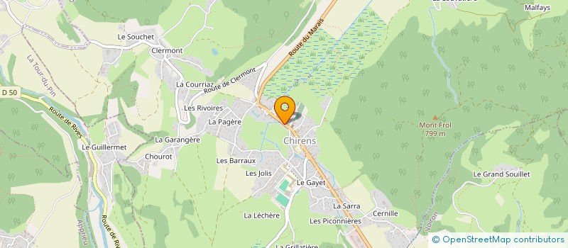 localisation de l'entreprise GELAJERE  CHIRENS