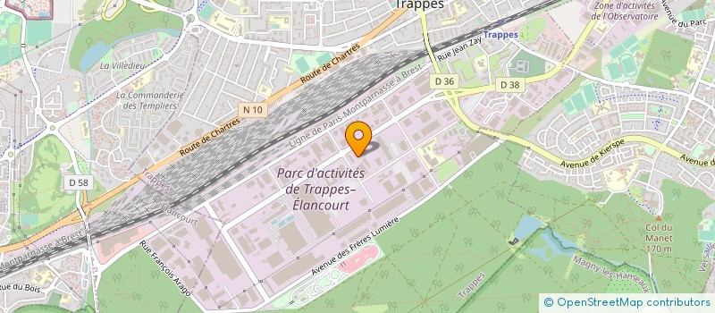 localisation de l'entreprise GELAMUR à TRAPPES