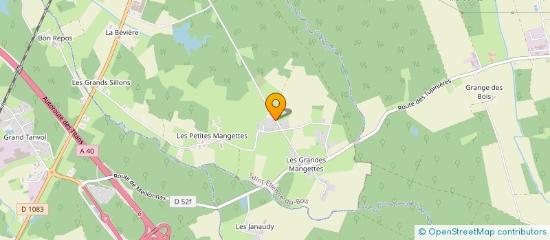 localisation de l'entreprise GELATERIA ROSARIO  SAINT-ETIENNE-DU-BOIS