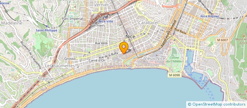localisation de l'entreprise GELATISSIMO à NICE