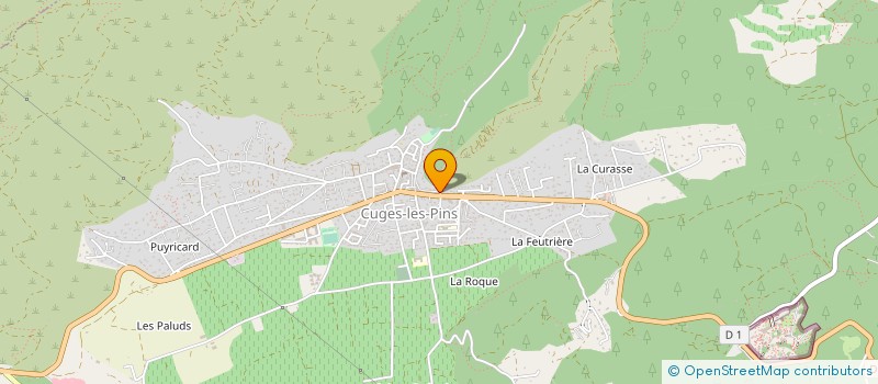 localisation de l'entreprise GELEC  CUGES-LES-PINS