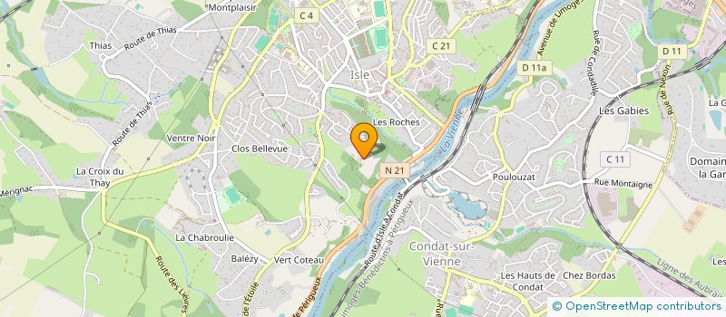 localisation de l'entreprise GELEC RENOV  ISLE