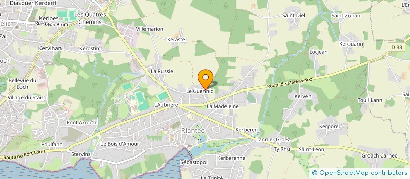 localisation de l'entreprise GELEE SUR LE BOUT DE LA LANDE  RIANTEC