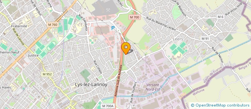 localisation de l'entreprise GELEHO-IT  LYS-LEZ-LANNOY