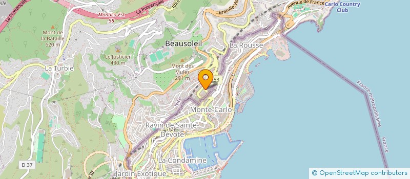 localisation de l'entreprise GELI  BEAUSOLEIL