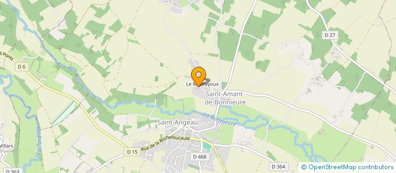 localisation de l'entreprise GELIB DISTRI à VAL-DE-BONNIEURE