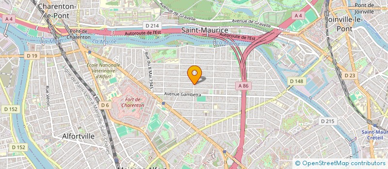 localisation de l'entreprise GELIBERT ACOUSTIQUE  MAISONS-ALFORT