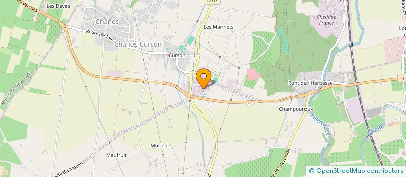 localisation de l'entreprise GELIBERT ENERGIE  CHANOS-CURSON