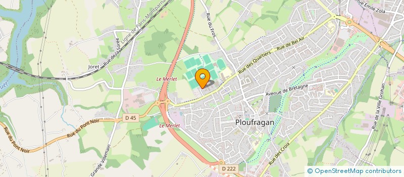 localisation de l'entreprise GELIN IMMOBILIER  PLOUFRAGAN