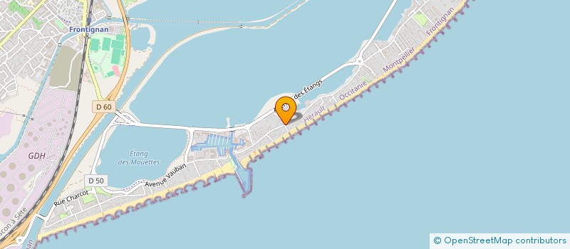 localisation de l'entreprise GELINE à FRONTIGNAN