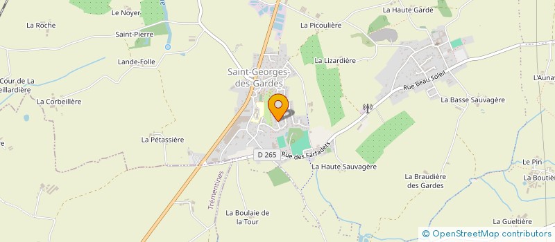 localisation de l'entreprise GELINEAU  CHEMILLE-EN-ANJOU