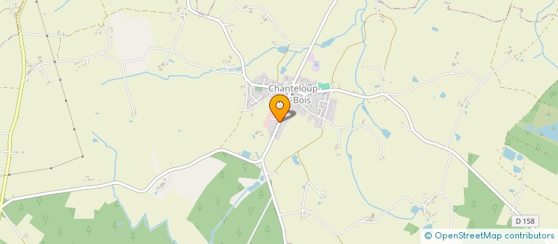 localisation de l'entreprise GELINEAU CONSTRUCTIONS SARL  CHANTELOUP-LES-BOIS