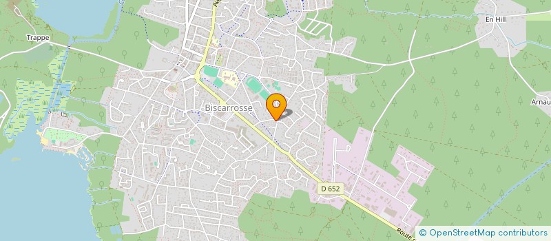 localisation de l'entreprise GELINET  BISCARROSSE