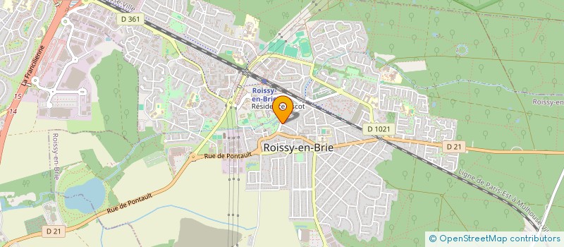 localisation de l'entreprise GELIRE  ROISSY-EN-BRIE