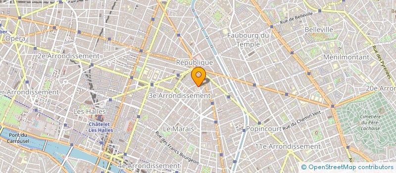 localisation de l'entreprise GELIS BRUNO ARCHITECTE  PARIS