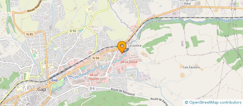 localisation de l'entreprise GELISSIMA à GAP