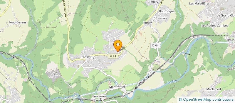 localisation de l'entreprise GELIUM  LOVAGNY