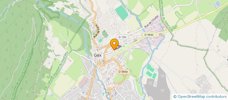 localisation de l'entreprise GELIVEST  GEX