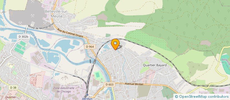 localisation de l'entreprise GELIVIANDES à BELLEVILLE-SUR-MEUSE