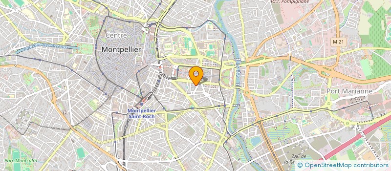 localisation de l'entreprise GELLERT IMMOBILIER à MONTPELLIER