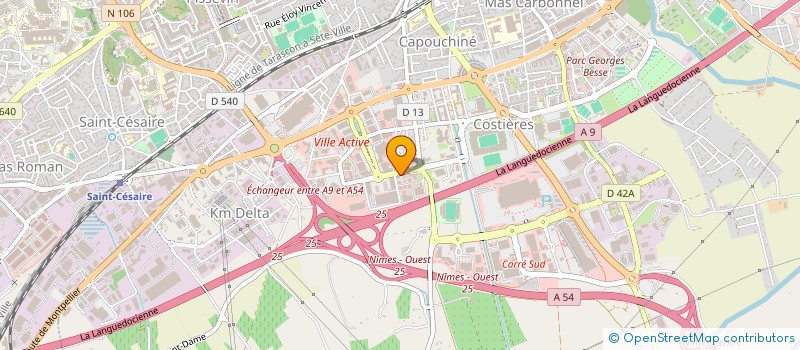 localisation de l'entreprise GELLERT OPTICAL à NIMES