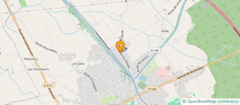 localisation de l'entreprise GELLIMMO  MONTECH