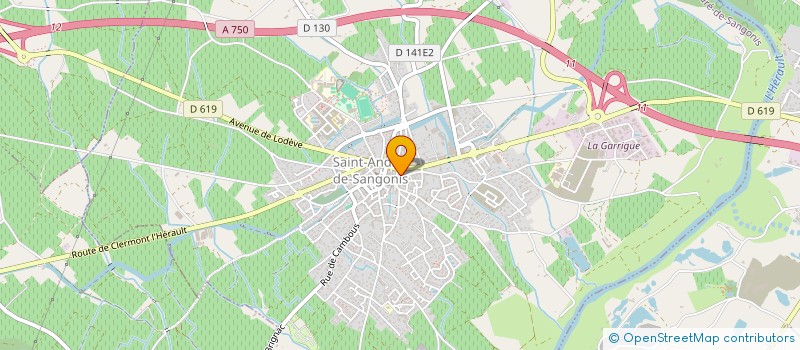 localisation de l'entreprise GELLONE INVESTISSEMENTS  SAINT-ANDRE-DE-SANGONIS