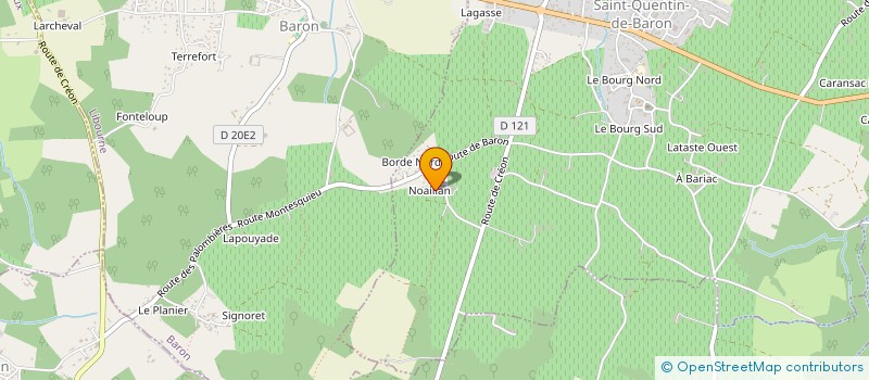 localisation de l'entreprise GELLY RENOVATION  CABARA