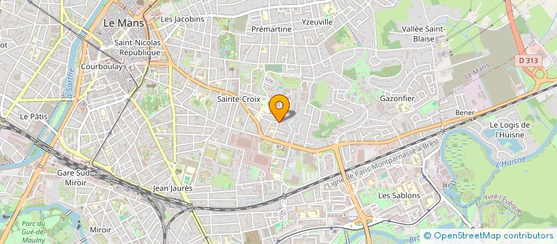 localisation de l'entreprise GELMYR  LE MANS