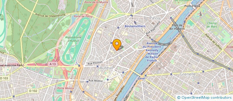 localisation de l'entreprise GELOG SARL  PARIS