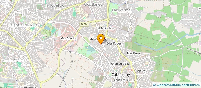 localisation de l'entreprise GELOGIS  CABESTANY