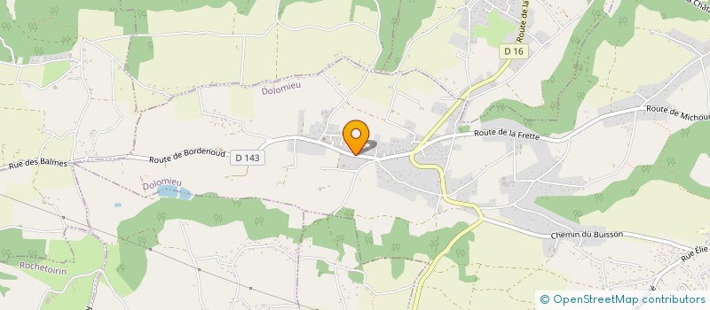 localisation de l'entreprise GELOJ  DOLOMIEU