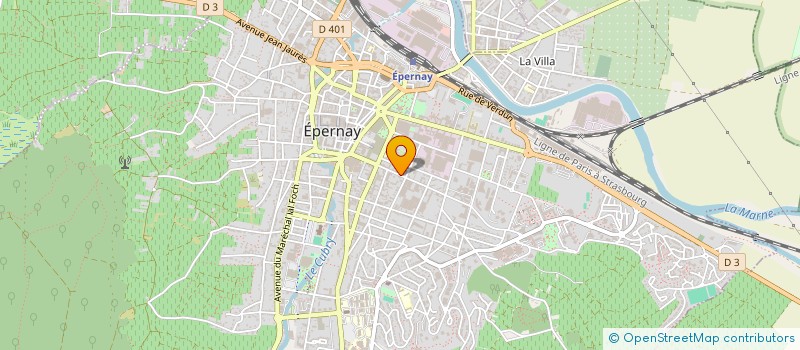 localisation de l'entreprise GELOR  EPERNAY