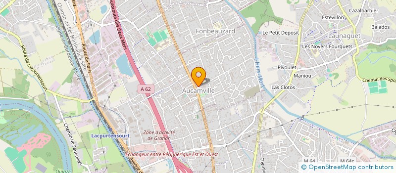 localisation de l'entreprise GELP à AUCAMVILLE