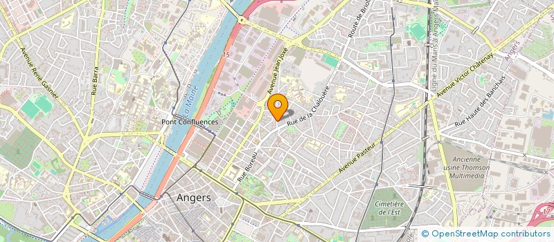 localisation de l'entreprise GELP à ANGERS