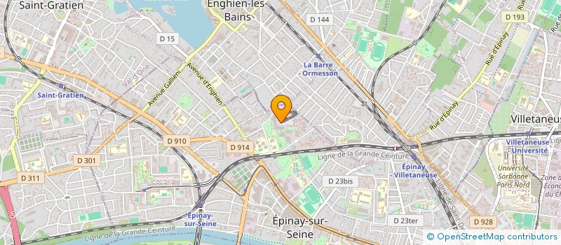 localisation de l'entreprise GELP ASS PREVENTION ACCIDENT ENFANTS  EPINAY-SUR-SEINE