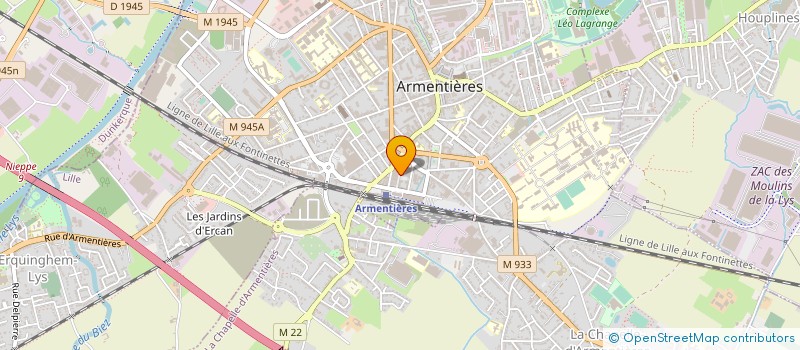 localisation de l'entreprise GELPASS à ARMENTIERES